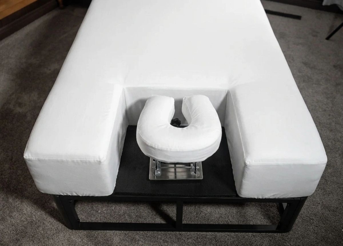 Pure Prone Sleep face rest proning assembly detail